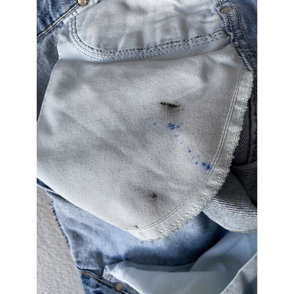 Wrangler Jeans 35x28 Blue Relaxed Fit Straight Light Denim Work Wear Tag 38x30 - Picture 10 of 12